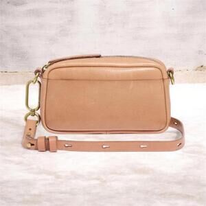 Madewell Leather Carabiner Mini Crossbody Bag - Light Brown